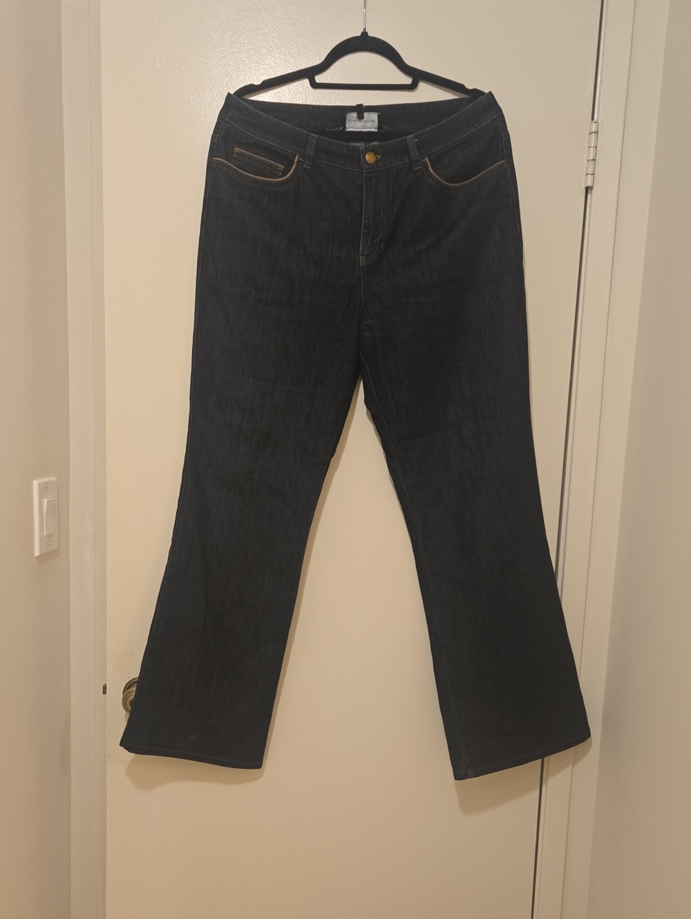Jones New York Women’s Dark Wash Stretch Bootcut Jeans Sz 12